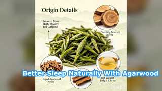 Natural Agarwood Black Tea for Better Sleep and Digestion
